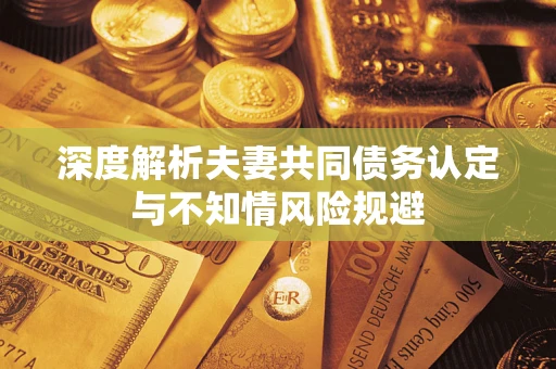 武汉深度解析夫妻共同债务认定与不知情风险规避