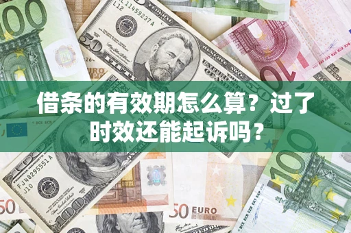武汉借条的有效期怎么算？过了时效还能起诉吗？